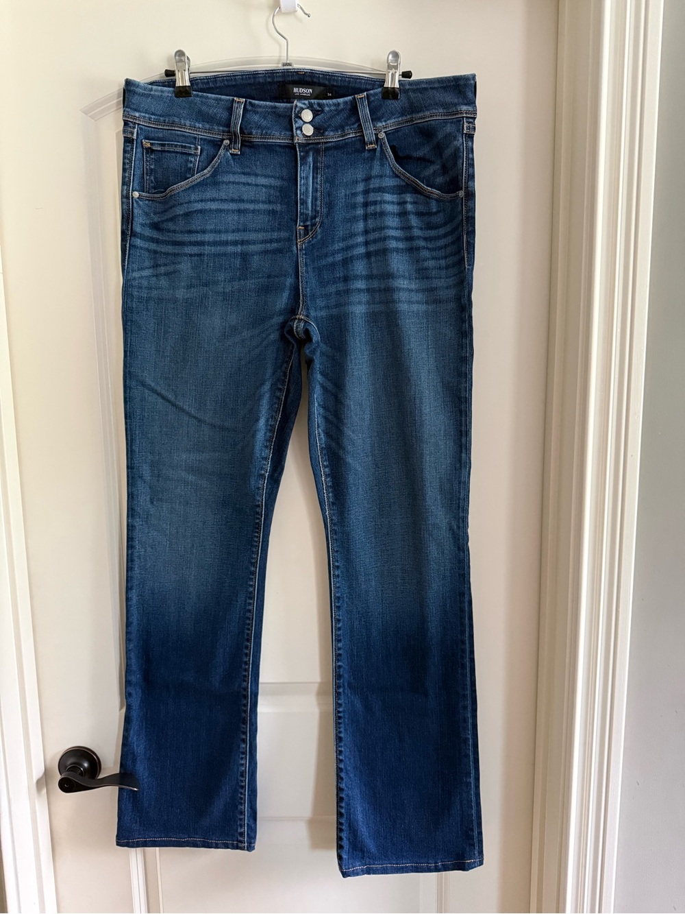Hudson Jeans Women's Dark Blue Bootcut Stretch Jeans